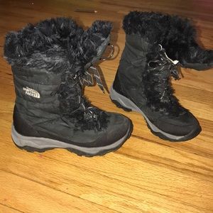 North face boots girls sz 1
